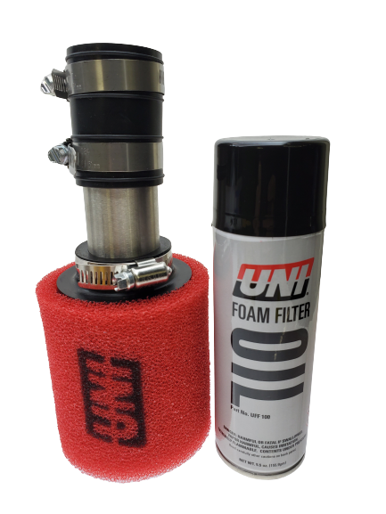 20210120_145712-removebg-preview.png Go-Kart ATV Air Filter UNI-Filter Assembly and Oil Kit--100% Made in USA 150cc, 170cc, 200cc