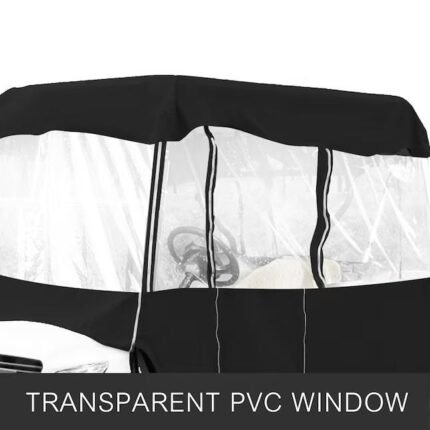 Universal 4 Passenger Golf Cart Enclosure w/ Roll up Door