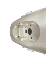 White Scooter Front Plastic