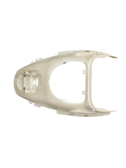 White Scooter Front Plastic