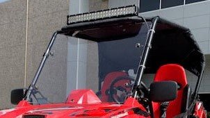 Trailmaster Go Kart and Side by Side Windshield (XRX, XRS, Blazer, Cheetah, Challenger)