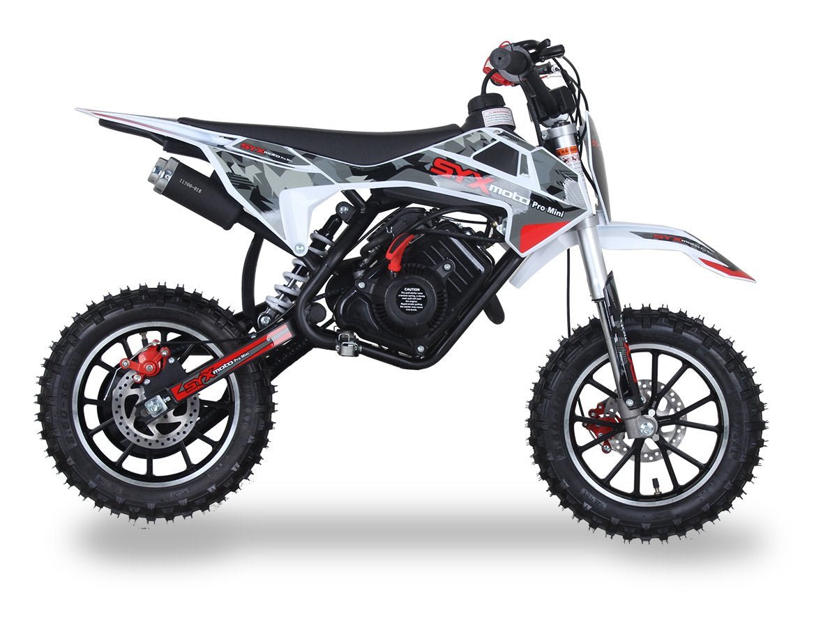 pad50-3red-gry_84297.jpg SYX Moto PAD50-3 Pro Mini Offroad Children's Dirt Bike