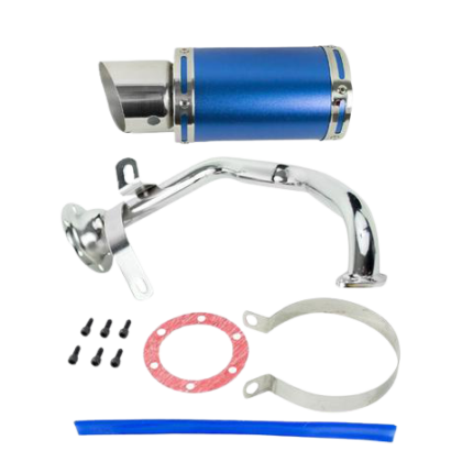 GY6 150cc Performance Scooter Short Exhaust