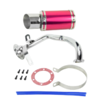 GY6 150cc Performance Scooter Short Exhaust
